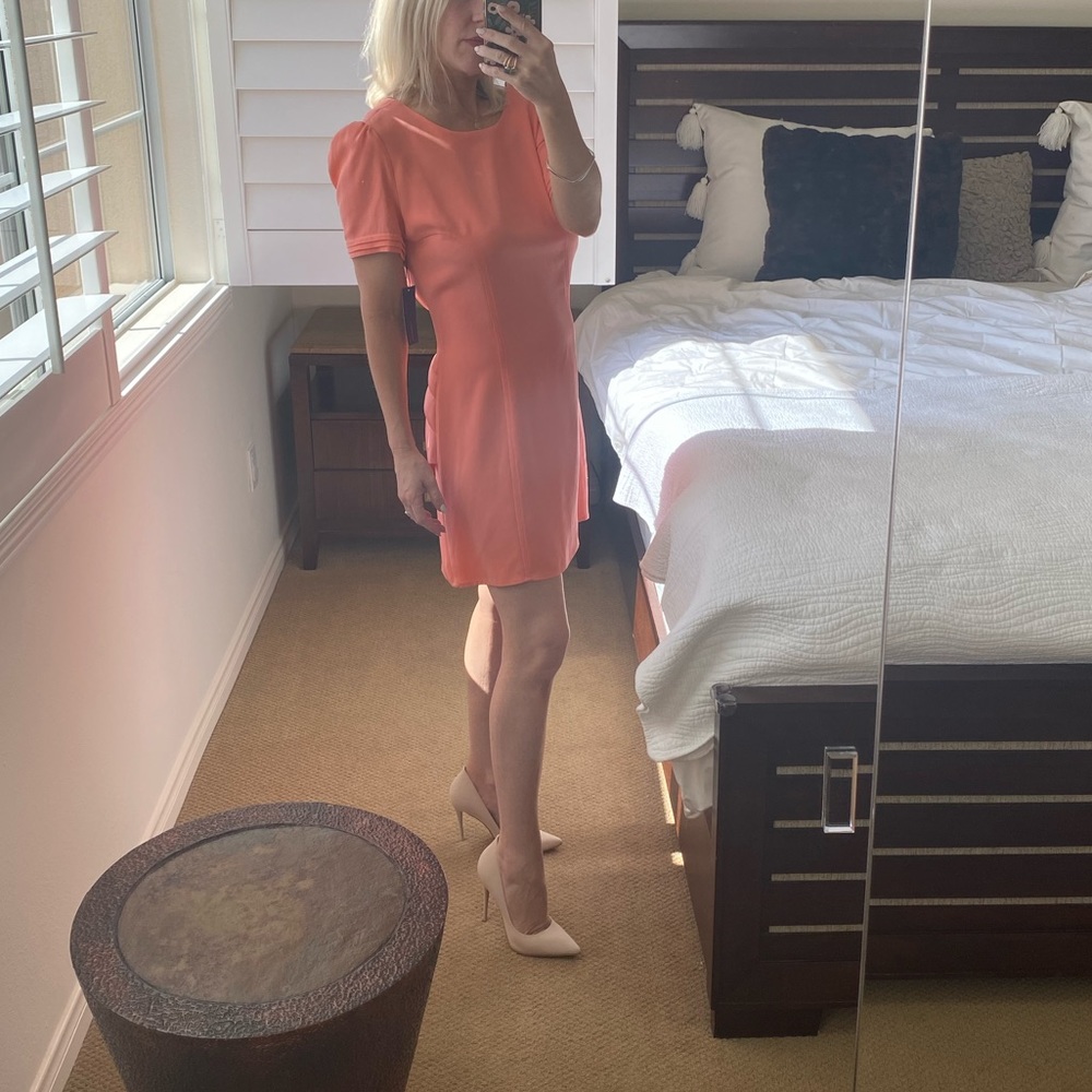 ✨Rebecca Minkoff NWT Peach Backless Dress✨